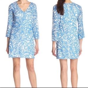 Lilly Pulitzer Jade Dress NWT XL.  Resort White Current Affairs.